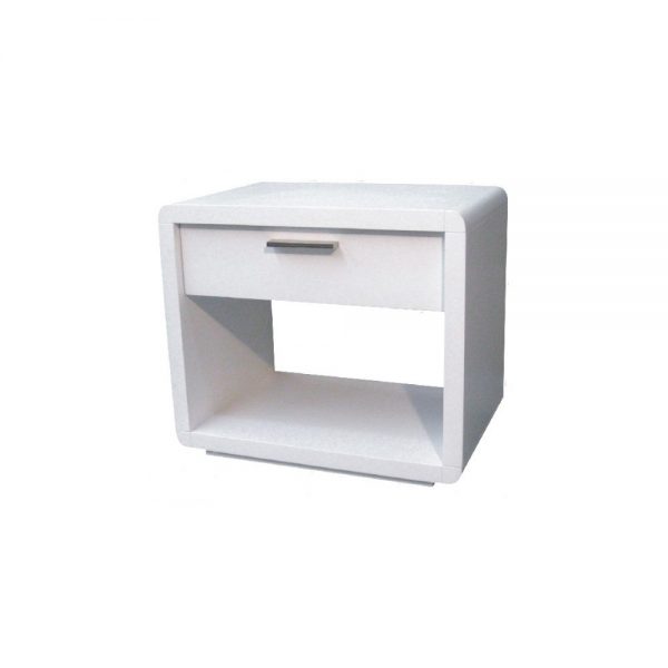 Mesa de Luz Vanilla White - EL MUEBLE