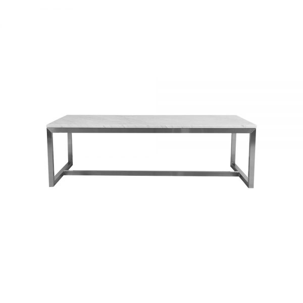 Mesa baja Malmo con base de acero - EL MUEBLE