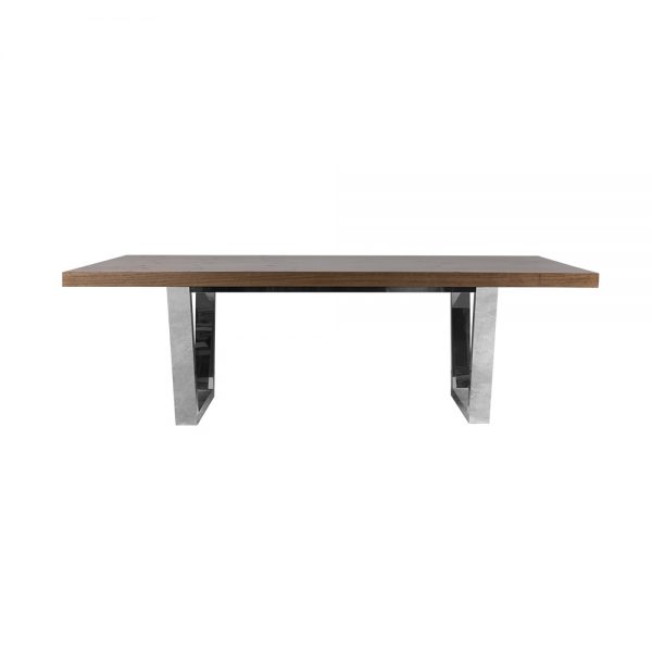 Mesa de comedor Tokio con base de acero - EL MUEBLE