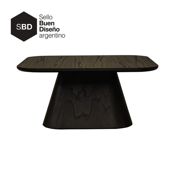 Mesa baja Rado con tapa de madera - Sello Buen Diseño Argentino - EL MUEBLE