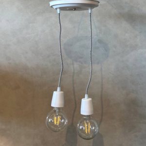 Colgante con Base (2 Lámparas) SALE