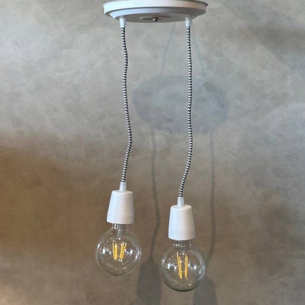Colgante con Base (2 Lámparas) SALE