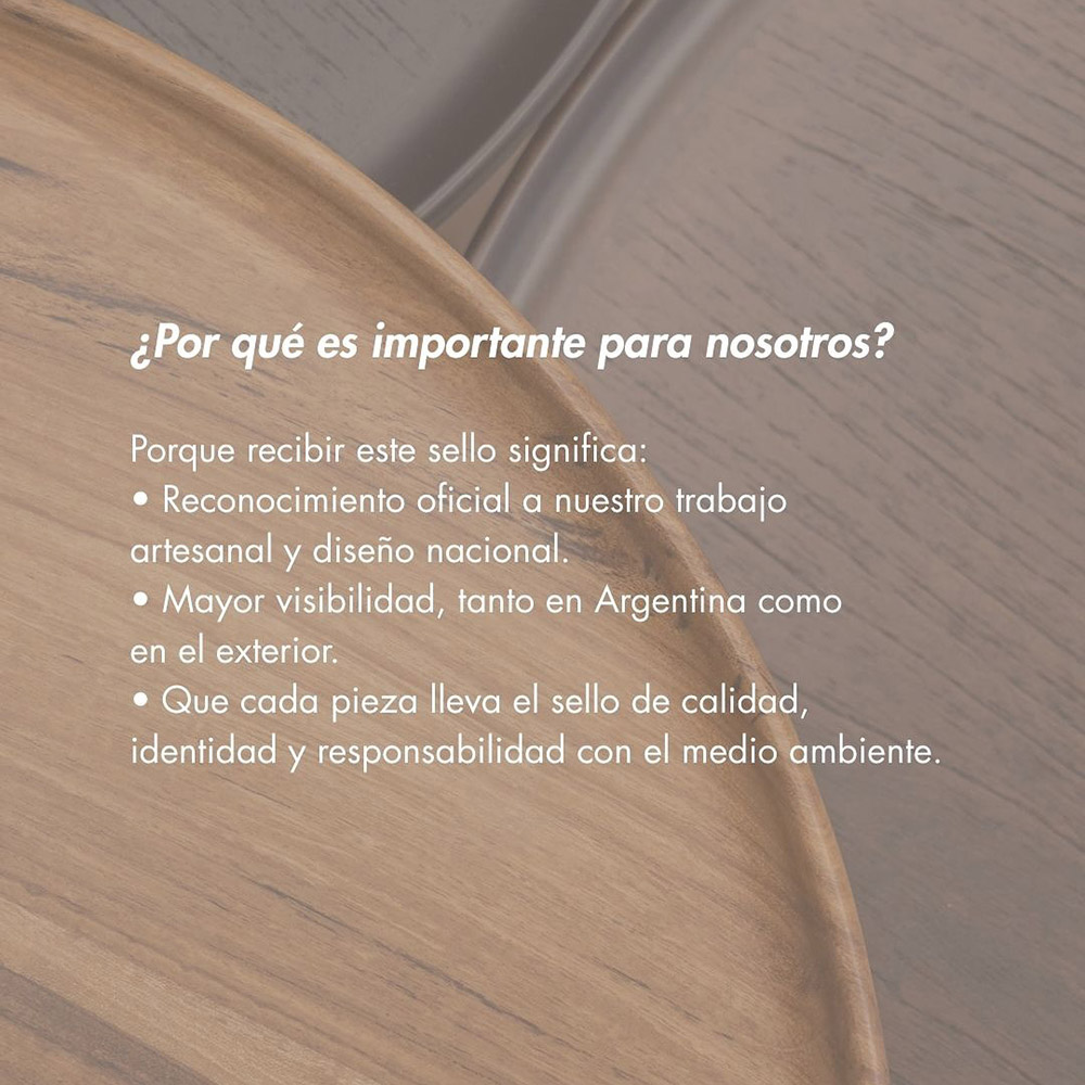 El Mueble obtuvo el Sello Buen Diseño Argentino El Mueble obtuvo el Sello Buen Diseño Argentino