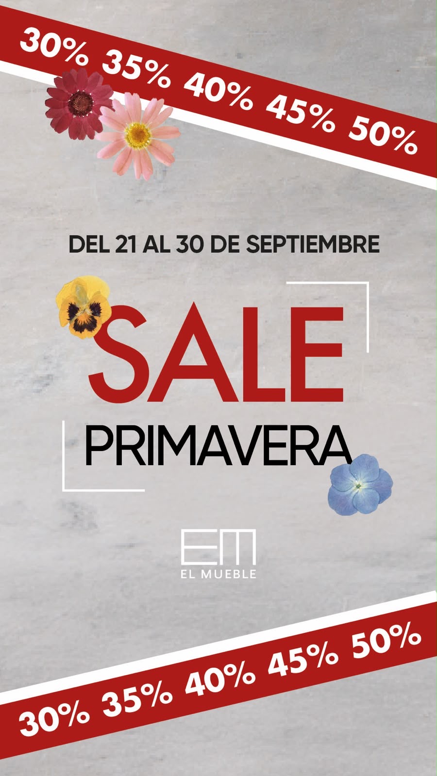 SALE PRIMAVERA - EL MUEBLE SALE PRIMAVERA - EL MUEBLE