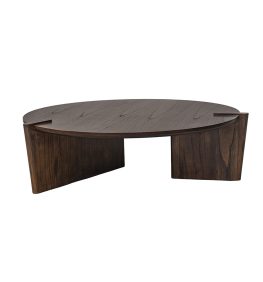 Mesa baja Boat Ø1,10 - EL MUEBLE